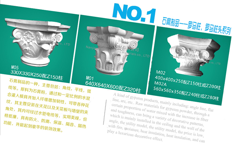 羅馬柱、羅馬柱頭系列