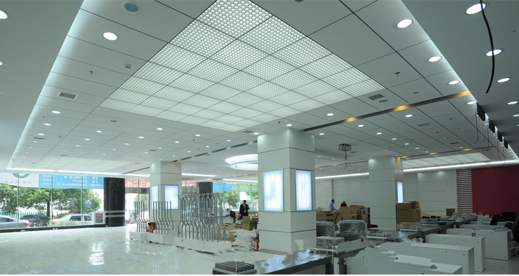 穿孔板吊頂效果圖